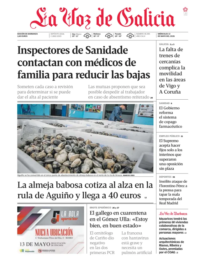 La Voz de Galicia (Barbanza) — 13/05