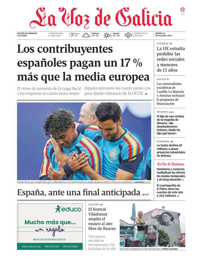 La Voz de Galicia (Barbanza) — 14/07