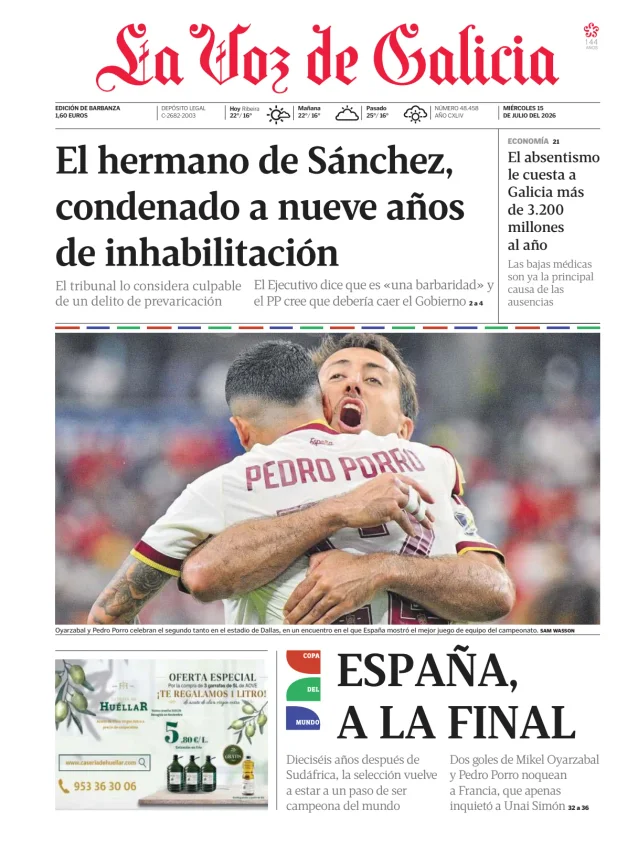 La Voz de Galicia (Barbanza) — 15/07