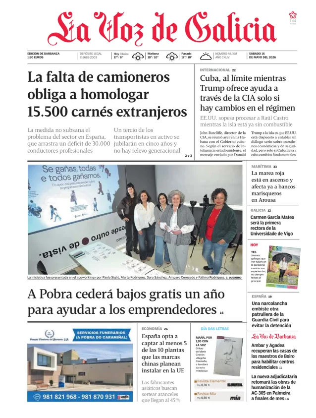 La Voz de Galicia (Barbanza) — 16/05