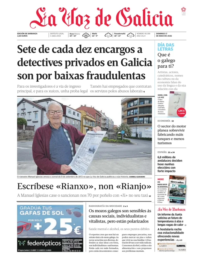 La Voz de Galicia (Barbanza) — 17/05