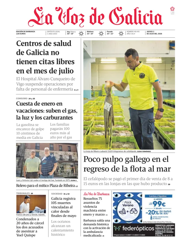 La Voz de Galicia (Barbanza) — 02/07