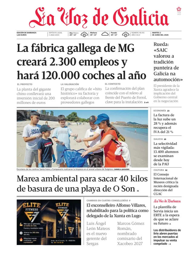 La Voz de Galicia (Barbanza) — 02/06