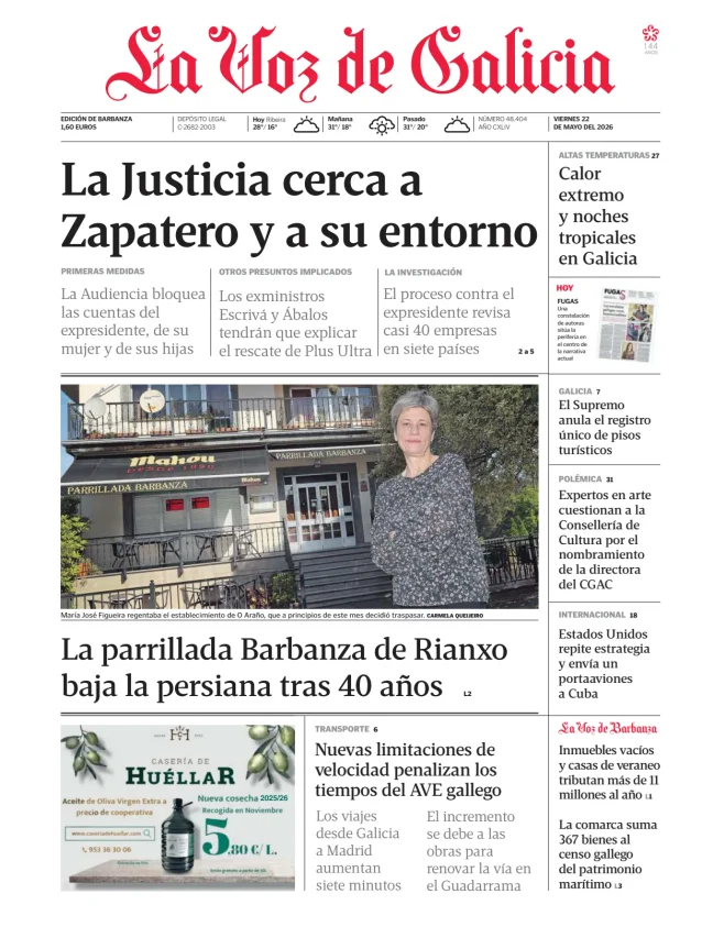 La Voz de Galicia (Barbanza) — 22/05