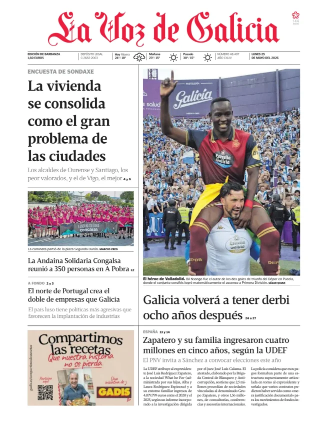 La Voz de Galicia (Barbanza) — 25/05