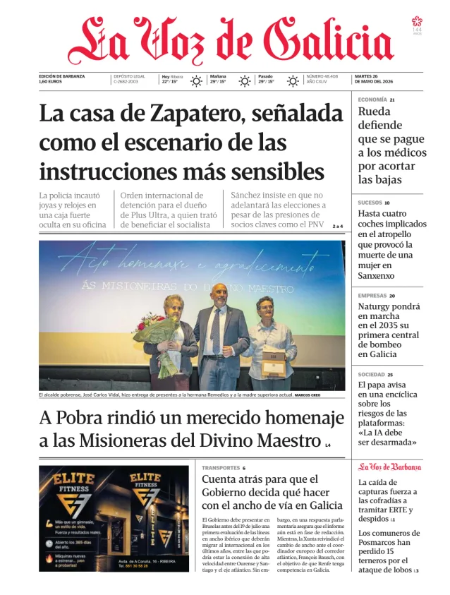 La Voz de Galicia (Barbanza) — 26/05