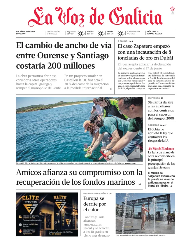 La Voz de Galicia (Barbanza) — 27/05