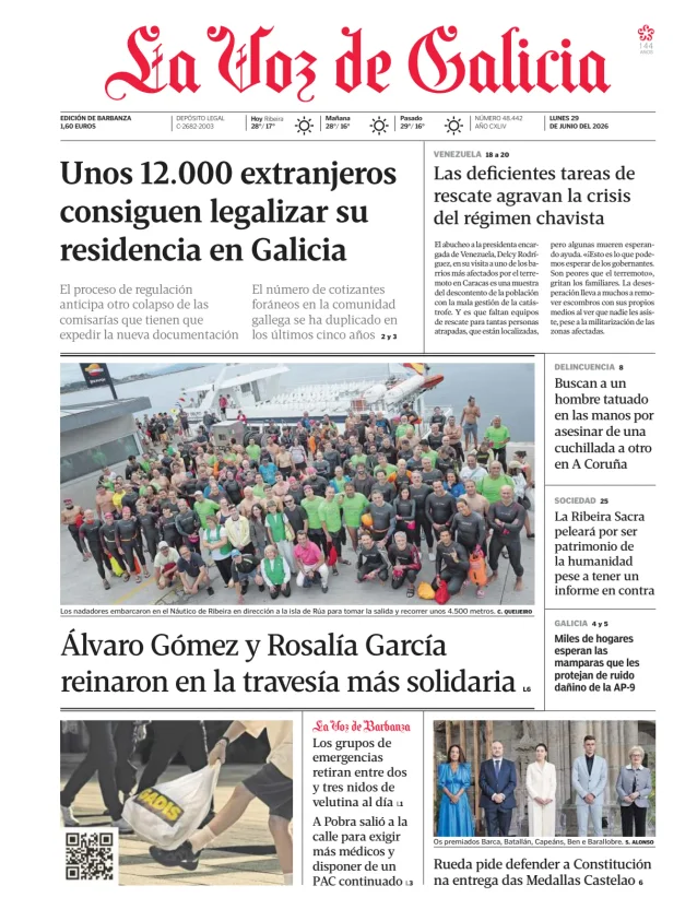La Voz de Galicia (Barbanza) — 29/06