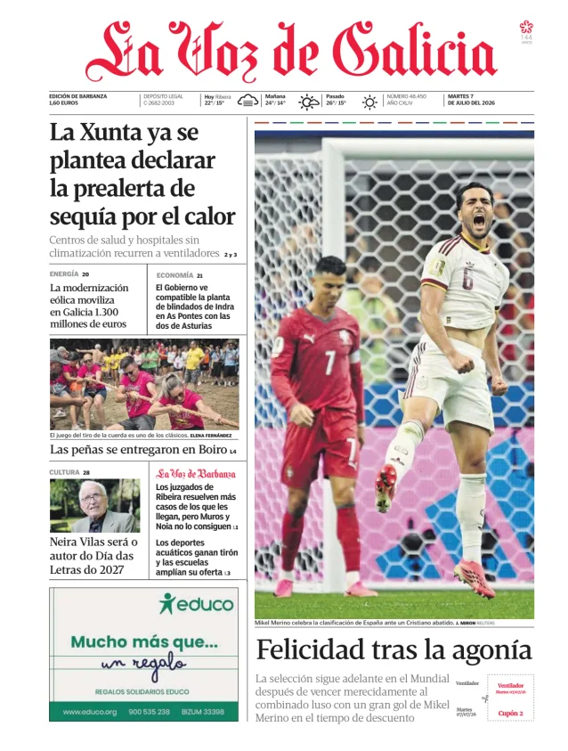 La Voz de Galicia (Barbanza) — 07/07