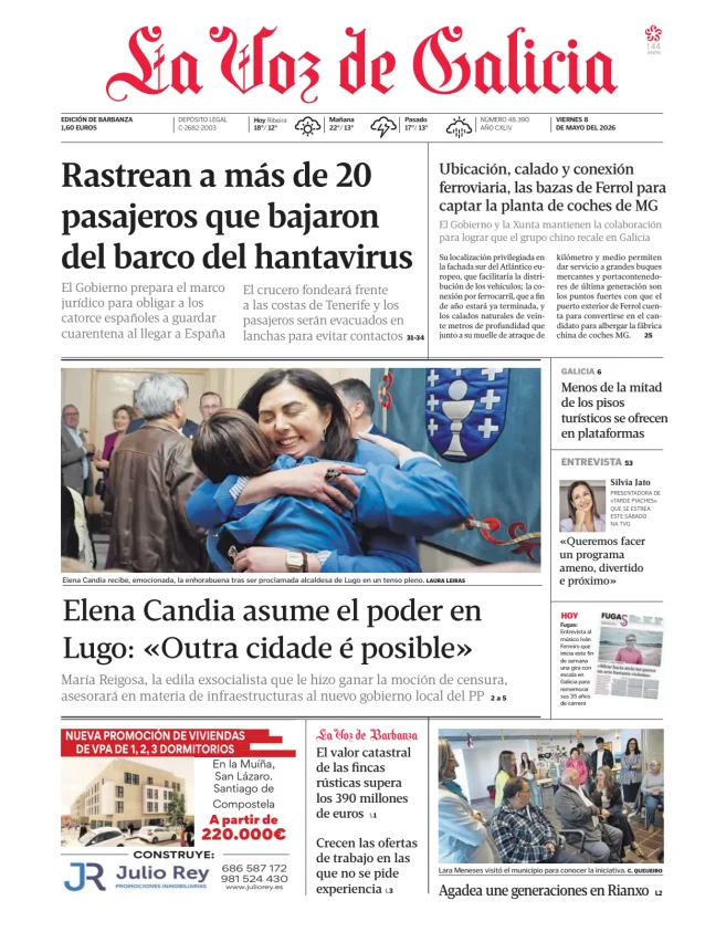 La Voz de Galicia (Barbanza) — 08/05