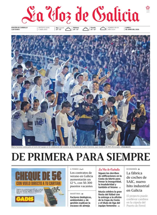 La Voz de Galicia (Carballo) — 01/06