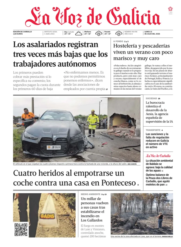 La Voz de Galicia (Carballo) — 13/07