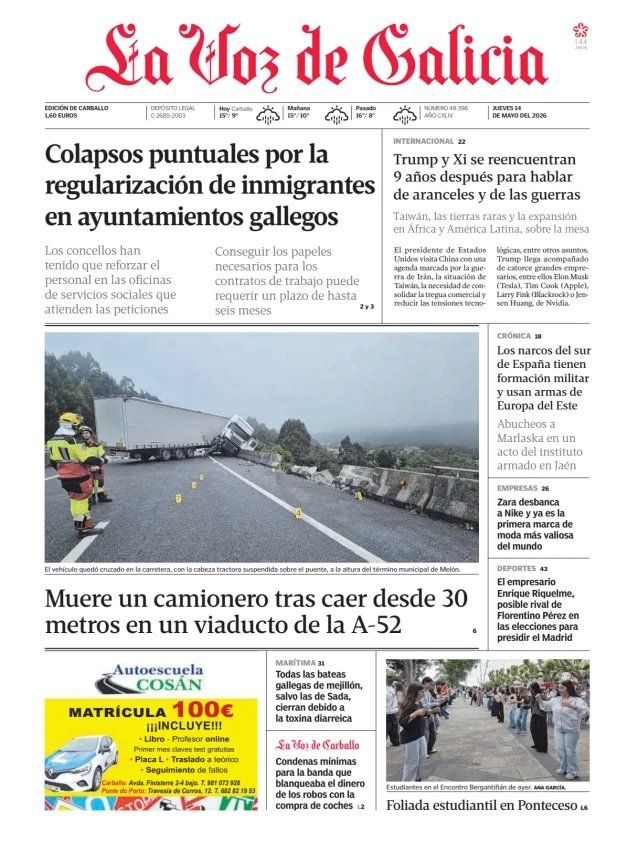 La Voz de Galicia (Carballo) — 14/05