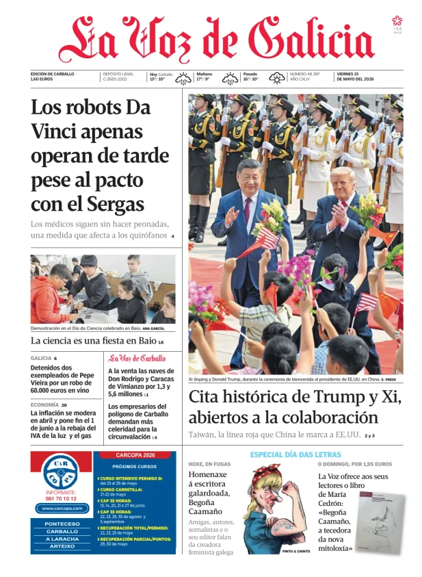 La Voz de Galicia (Carballo) — 15/05