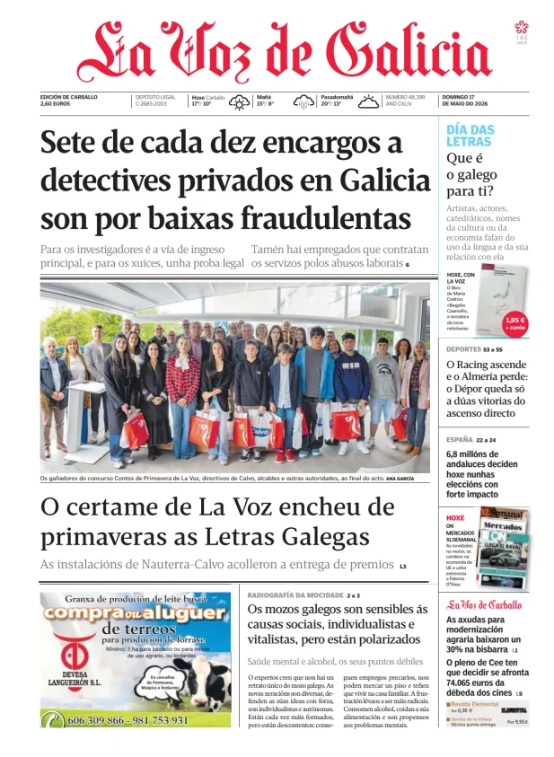 La Voz de Galicia (Carballo) — 17/05