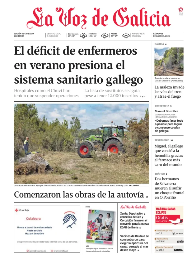 La Voz de Galicia (Carballo) — 18/07
