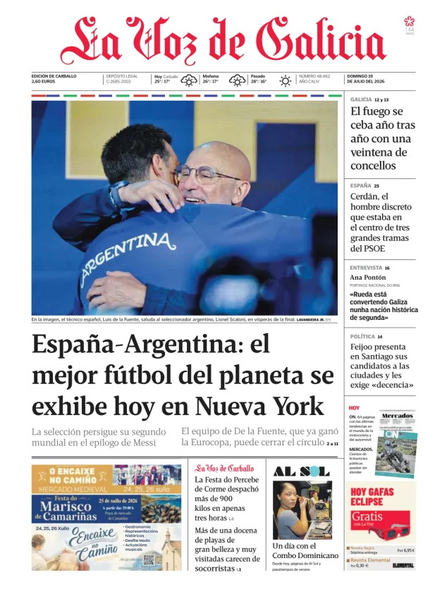 La Voz de Galicia (Carballo) — 19/07