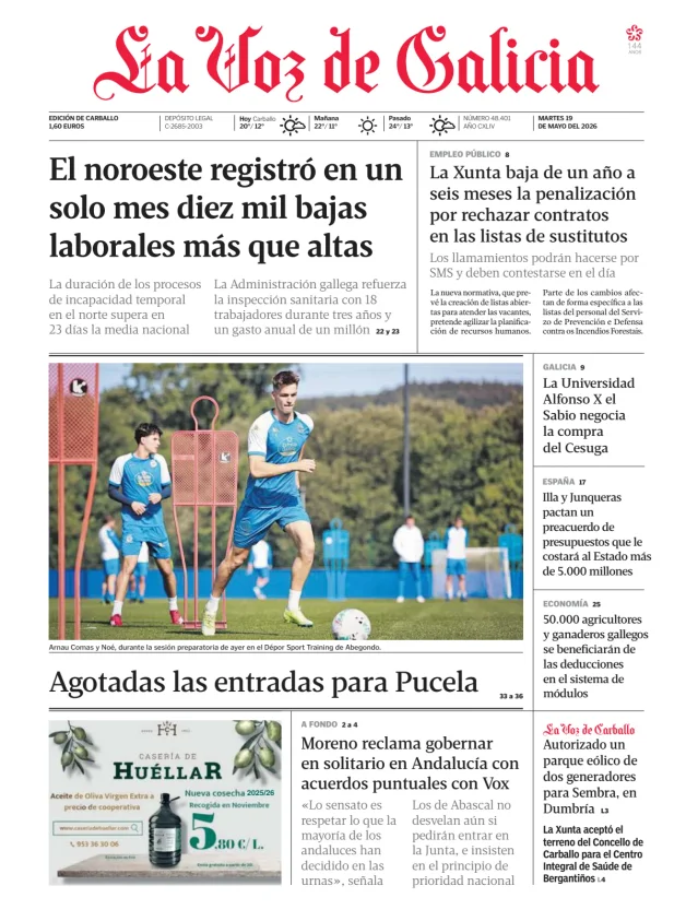 La Voz de Galicia (Carballo) — 19/05
