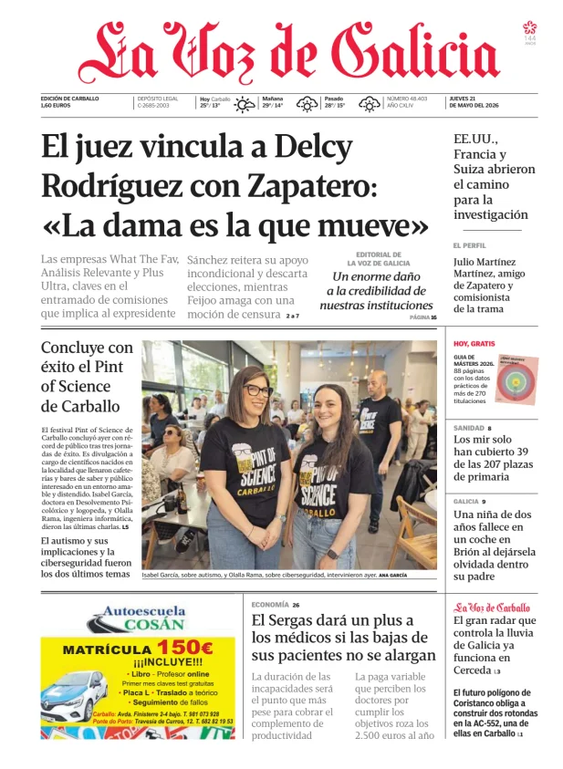La Voz de Galicia (Carballo) — 21/05