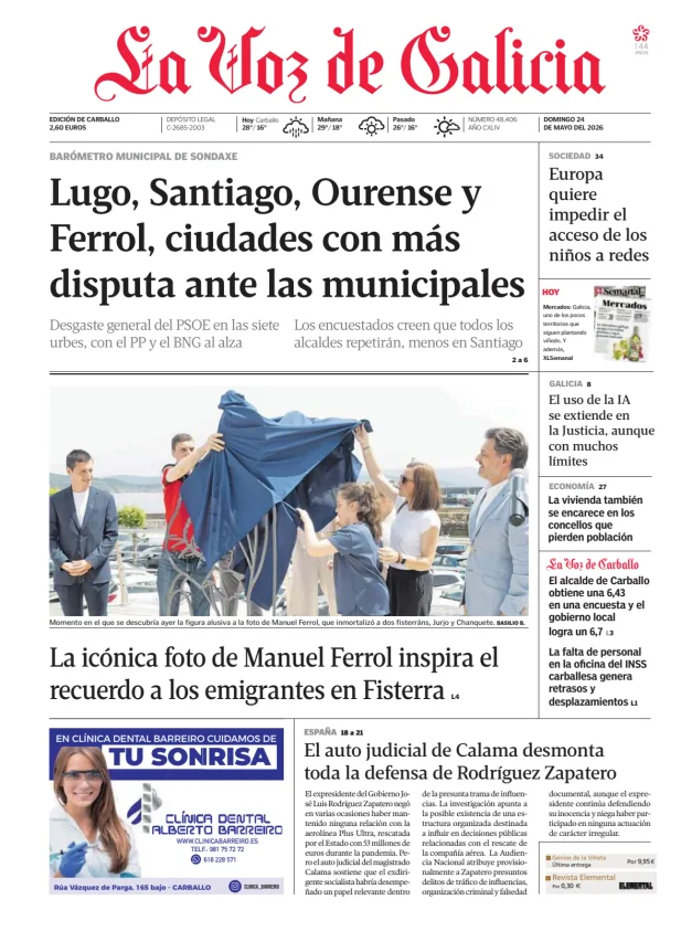 La Voz de Galicia (Carballo) — 24/05
