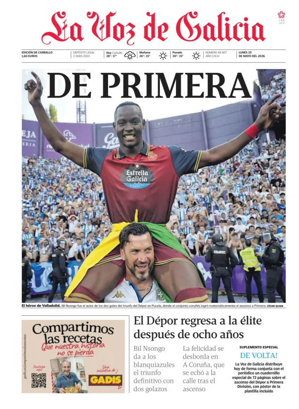 La Voz de Galicia (Carballo) — 25/05