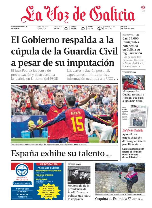 La Voz de Galicia (Carballo) — 03/07