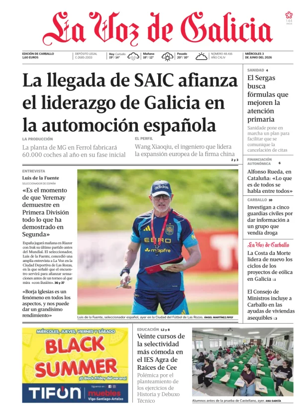 La Voz de Galicia (Carballo) — 03/06