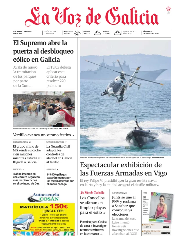 La Voz de Galicia (Carballo) — 30/05