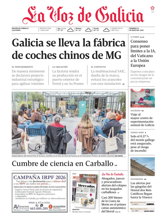 La Voz de Galicia (Carballo) — 31/05