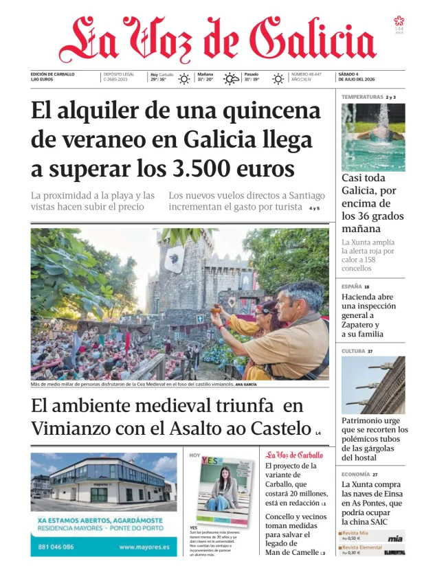 La Voz de Galicia (Carballo) — 04/07