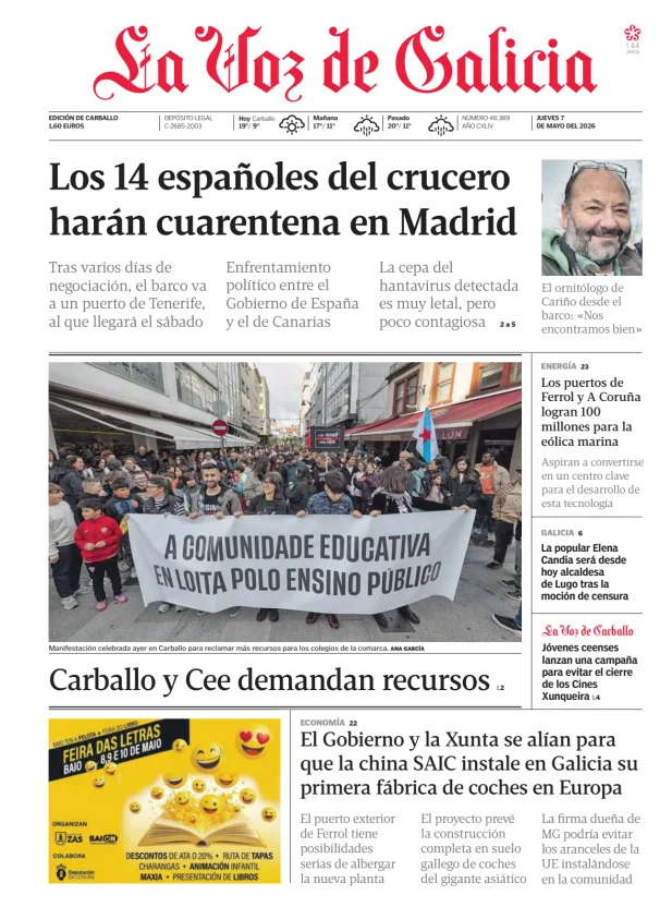 La Voz de Galicia (Carballo) — 07/05
