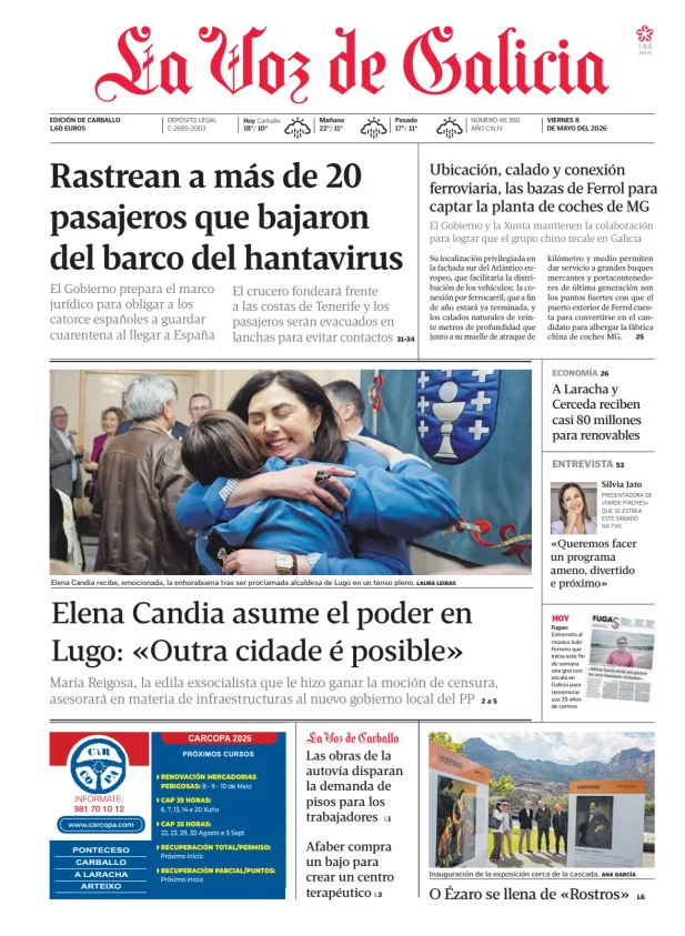 La Voz de Galicia (Carballo) — 08/05
