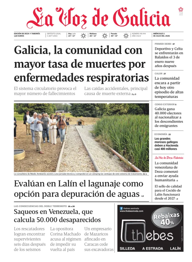 La Voz de Galicia (Deza y Tabeirós) — 01/07