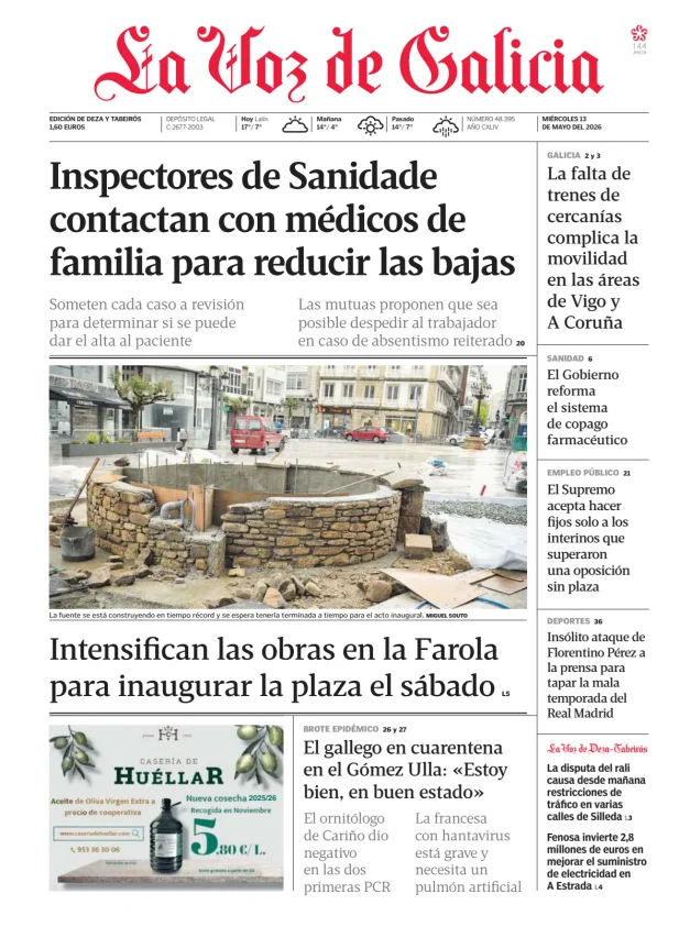 La Voz de Galicia (Deza y Tabeirós) — 13/05