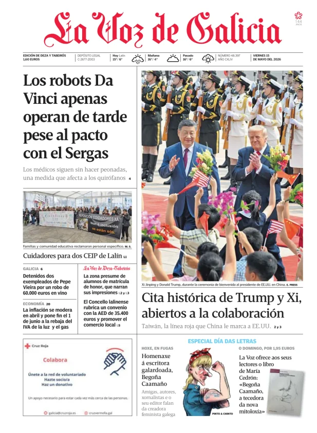 La Voz de Galicia (Deza y Tabeirós) — 15/05