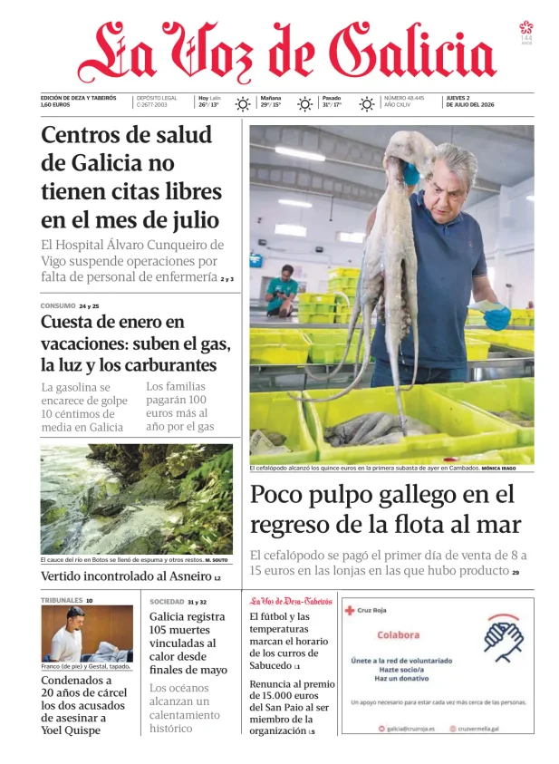 La Voz de Galicia (Deza y Tabeirós) — 02/07