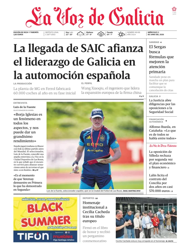 La Voz de Galicia (Deza y Tabeirós) — 03/06