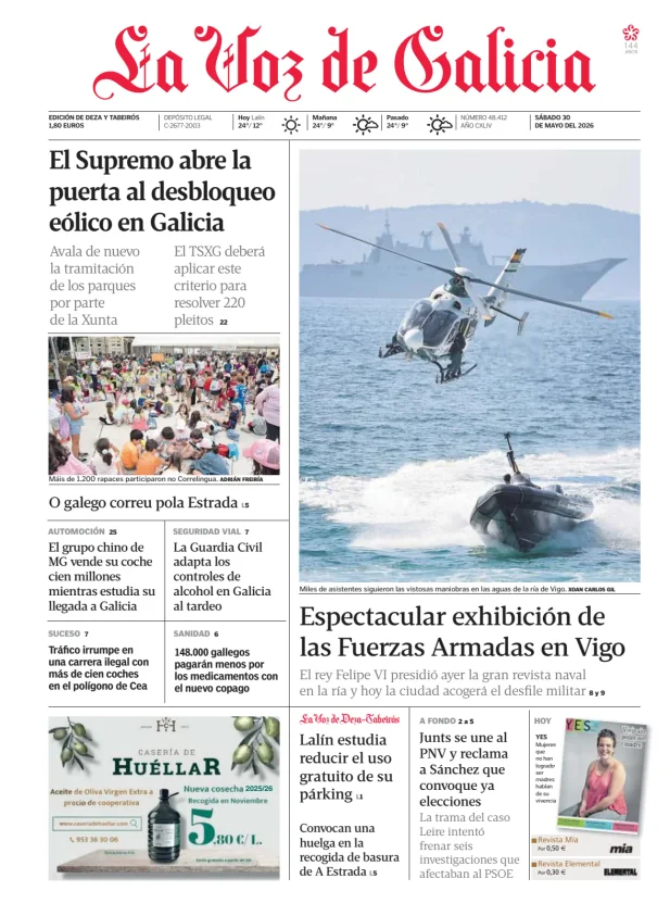La Voz de Galicia (Deza y Tabeirós) — 30/05