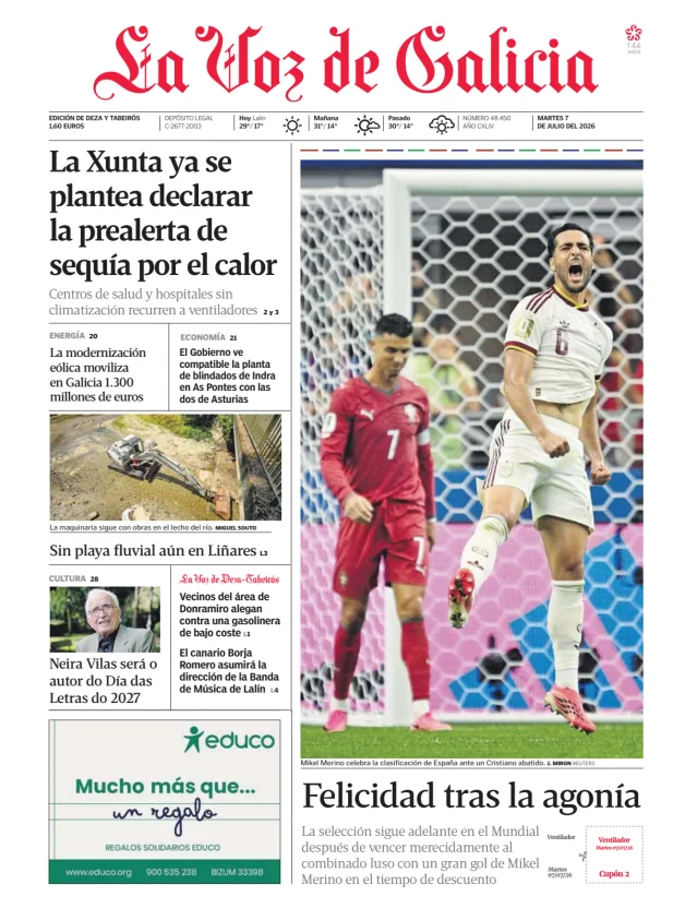 La Voz de Galicia (Deza y Tabeirós) — 07/07