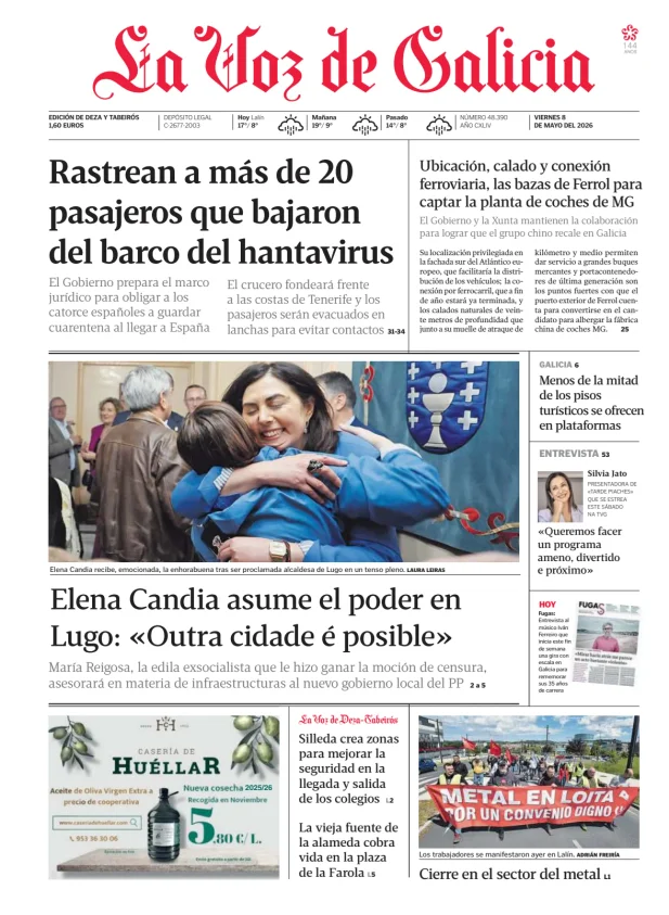 La Voz de Galicia (Deza y Tabeirós) — 08/05