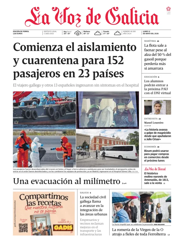La Voz de Galicia (Ferrol) — 11/05