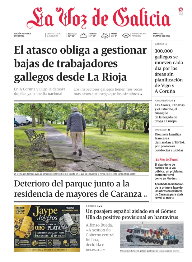 La Voz de Galicia (Ferrol) — 12/05