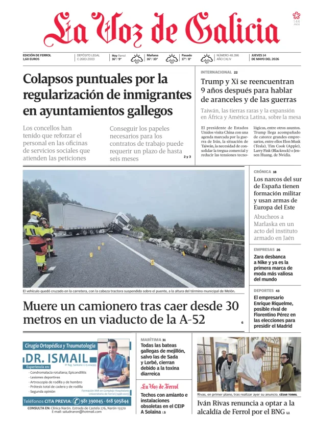 La Voz de Galicia (Ferrol) — 14/05