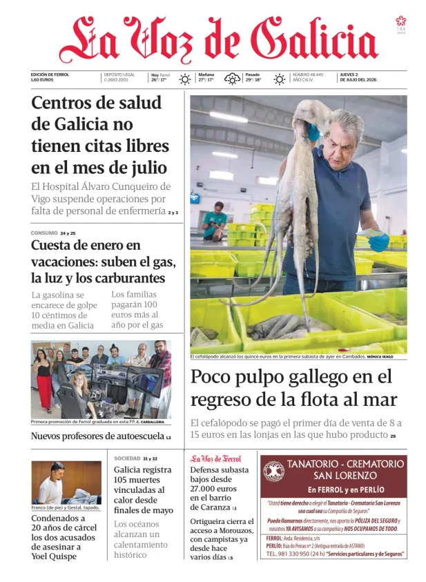 La Voz de Galicia (Ferrol) — 02/07