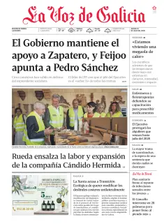 Portada de La Voz de Galicia (Ferrol), 23 de julio de 2026