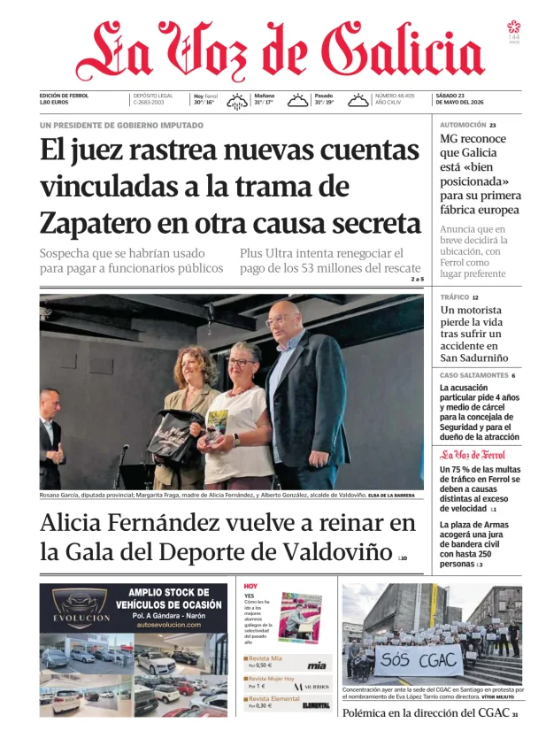 La Voz de Galicia (Ferrol) — 23/05
