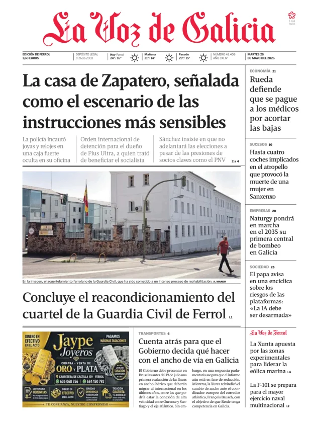 La Voz de Galicia (Ferrol) — 26/05