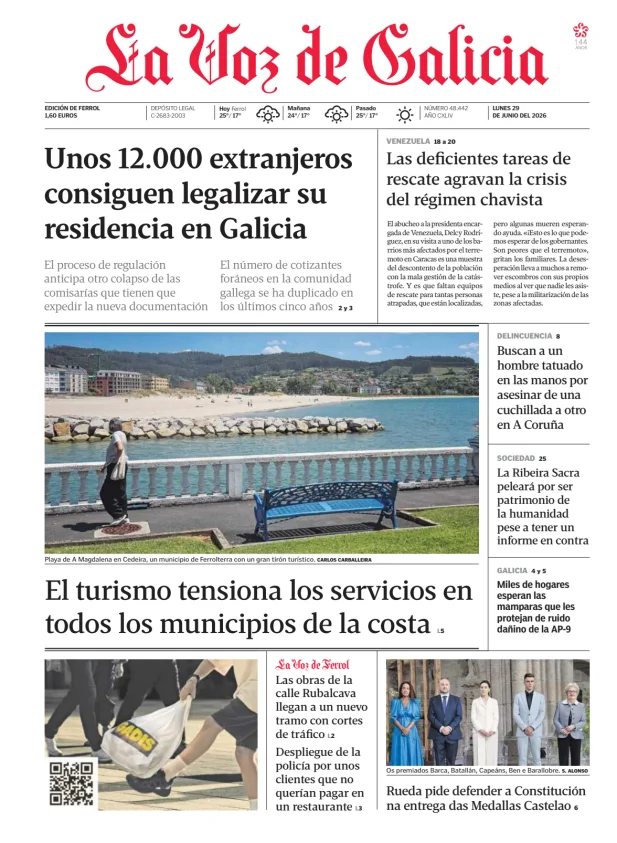 La Voz de Galicia (Ferrol) — 29/06