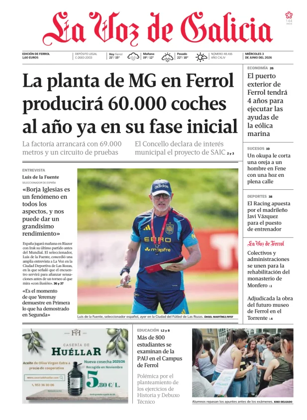 La Voz de Galicia (Ferrol) — 03/06