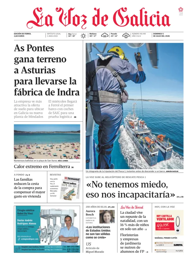 La Voz de Galicia (Ferrol) — 05/07